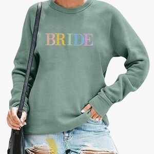 Bride Sweatshirt in Green - great condition! Only worn once!